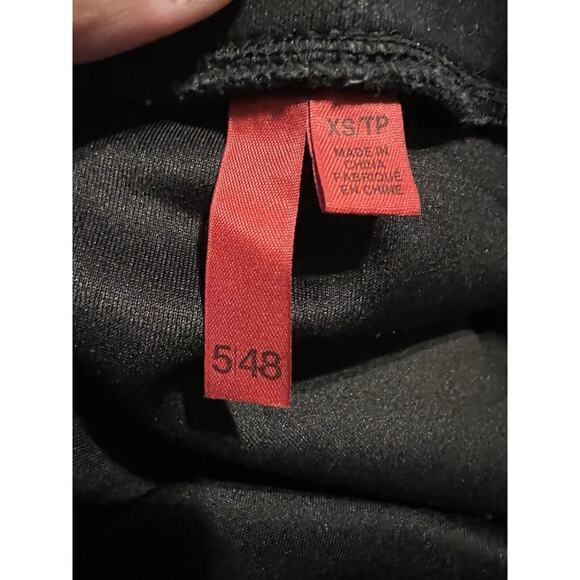 Saks Fifth Avenue 5/48 Womens Vegan Leather Pencil Skirt Black Sz XS Midi - Picture 5 of 6